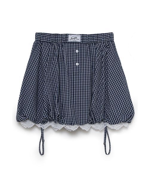 SORIN(ソリン )の「2Way Strap Balloon Skirt/2WAY ストラップバルーンスカート(スカート・レディース・ホワイト/ダークグレー/チェック・36/38)」の15枚目の写真