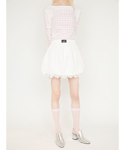 SORIN(ソリン )の「2Way Strap Balloon Skirt/2WAY ストラップバルーンスカート(スカート・レディース・ホワイト/ダークグレー/チェック・36/38)」の17枚目の写真