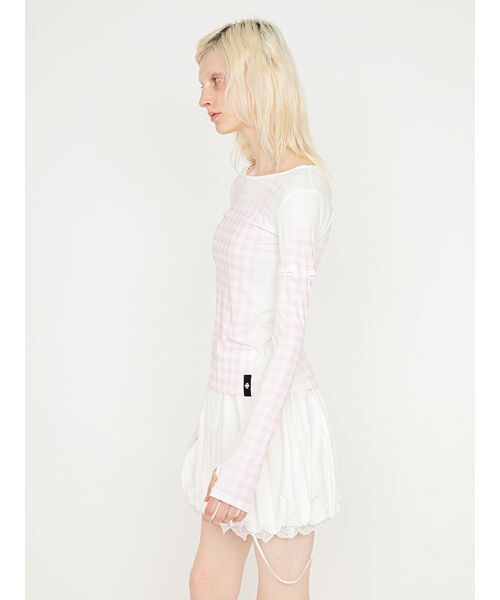 SORIN(ソリン )の「2Way Strap Balloon Skirt/2WAY ストラップバルーンスカート(スカート・レディース・ホワイト/ダークグレー/チェック・36/38)」の18枚目の写真