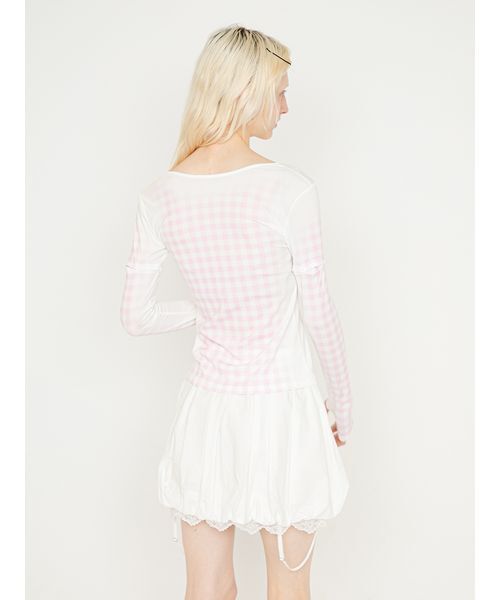 SORIN(ソリン )の「2Way Strap Balloon Skirt/2WAY ストラップバルーンスカート(スカート・レディース・ホワイト/ダークグレー/チェック・36/38)」の19枚目の写真