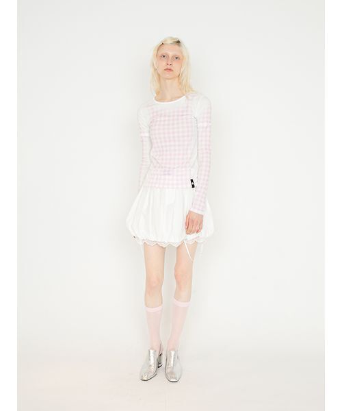 SORIN(ソリン )の「2Way Strap Balloon Skirt/2WAY ストラップバルーンスカート(スカート・レディース・ホワイト/ダークグレー/チェック・36/38)」の20枚目の写真