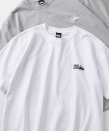 FIRST DOWN | 【76】【FIRST DOWN USA/ファーストダウン USA】ワンポイントロゴ刺繍  無地 クルーネックTシャツ(Tシャツ/カットソー)