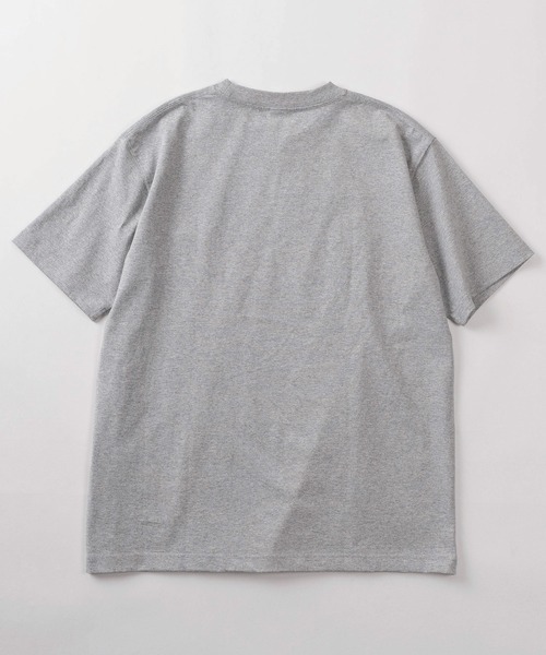 FIRST DOWN（ファーストダウン）の「【76】【FIRST DOWN USA/ファーストダウン USA】ワンポイントロゴ刺繍  無地 クルーネックTシャツ（Tシャツ/カットソー・メンズ・ホワイト/グレー/ブラック・S/L/M）」の6枚目の写真