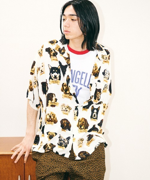 SUNNY  SPORTS（サニースポーツ）の「SUNNY SPORTS / サニースポーツ PRINTED BOX SHIRT  レーヨン 半袖シャツ サマーシャツ（シャツ/ブラウス・メンズ・その他1/その他2・MEDIUM/LARGE）」の2枚目の写真