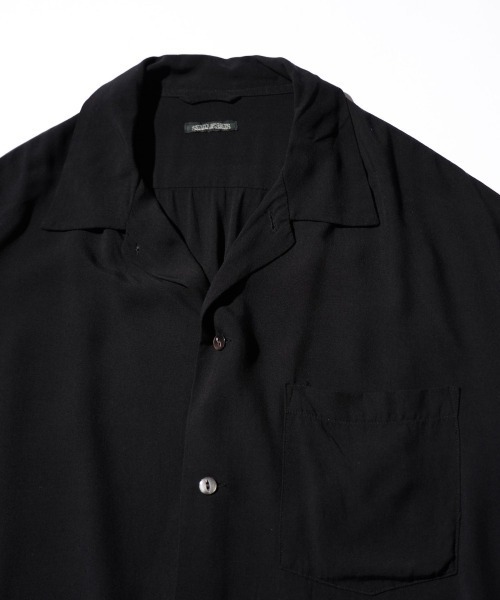 SUNNY  SPORTS（サニースポーツ）の「SUNNY SPORTS / サニースポーツ PRINTED BOX SHIRT  レーヨン 半袖シャツ サマーシャツ（シャツ/ブラウス・メンズ・その他1/その他2/ブラック・MEDIUM/LARGE/SMALL）」の4枚目の写真