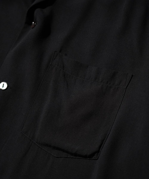 SUNNY  SPORTS（サニースポーツ）の「SUNNY SPORTS / サニースポーツ PRINTED BOX SHIRT  レーヨン 半袖シャツ サマーシャツ（シャツ/ブラウス・メンズ・その他1/その他2/ブラック・MEDIUM/LARGE/SMALL）」の5枚目の写真