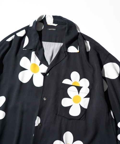 SUNNY  SPORTS（サニースポーツ）の「SUNNY SPORTS / サニースポーツ PRINTED BOX SHIRT  レーヨン 半袖シャツ サマーシャツ（シャツ/ブラウス・メンズ・その他1/その他2/ブラック・MEDIUM/LARGE/SMALL）」の12枚目の写真