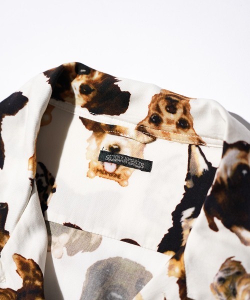 SUNNY  SPORTS（サニースポーツ）の「SUNNY SPORTS / サニースポーツ PRINTED BOX SHIRT  レーヨン 半袖シャツ サマーシャツ（シャツ/ブラウス・メンズ・その他1/その他2/ブラック・MEDIUM/LARGE/SMALL）」の20枚目の写真
