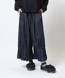 gomme（ゴム）の「ヘムタックデニムパンツ（デニムパンツ）」