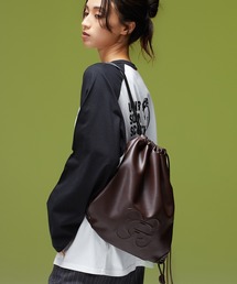 X-girl | XG EMBLEM FAUX LEATHER KNAPSACK(バックパック/リュック)