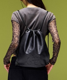 X-girl | XG EMBLEM FAUX LEATHER KNAPSACK(バックパック/リュック)