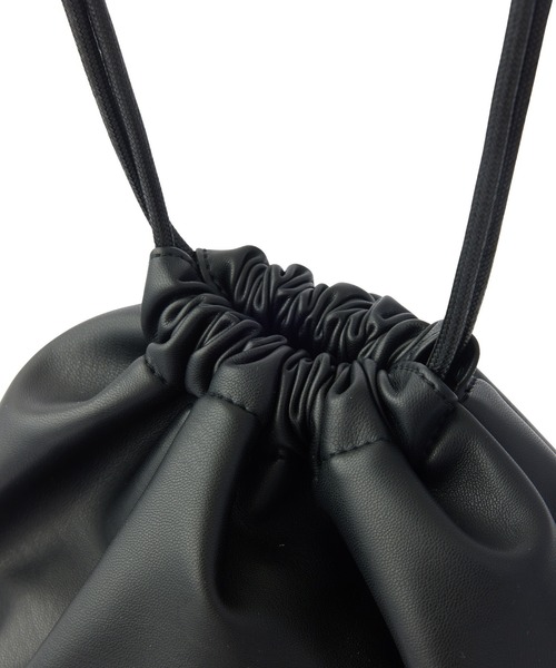 X-girl（エックスガール）の「XG EMBLEM FAUX LEATHER KNAPSACK（バックパック/リュック・レディース・ブラウン/ブラック・ONE SIZE）」の12枚目の写真
