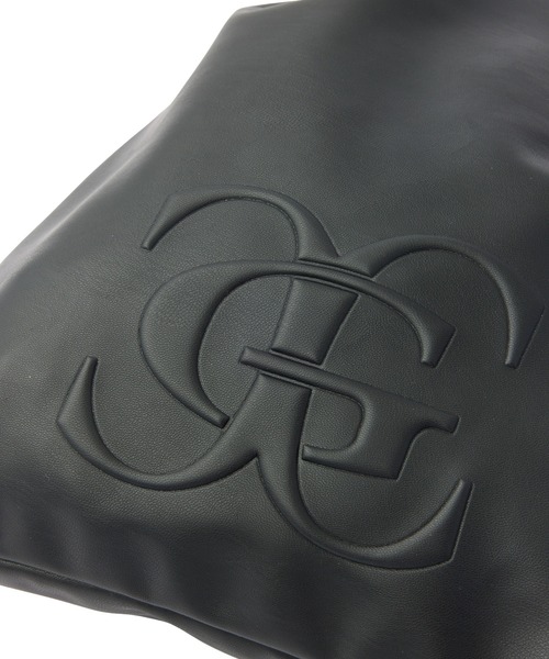 X-girl（エックスガール）の「XG EMBLEM FAUX LEATHER KNAPSACK（バックパック/リュック・レディース・ブラウン/ブラック・ONE SIZE）」の14枚目の写真