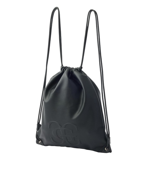 X-girl（エックスガール）の「XG EMBLEM FAUX LEATHER KNAPSACK（バックパック/リュック・レディース・ブラウン/ブラック・ONE SIZE）」の7枚目の写真