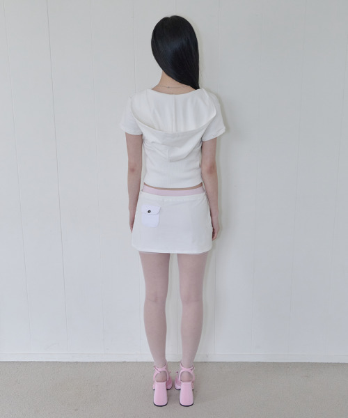 41PRAY（サイルプレイ）の「Youth Graphic Skirt / Ivory（スカート・レディース・アイボリー・OS）」の5枚目の写真