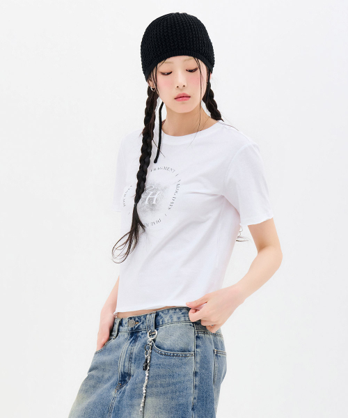 CHASECULT(チェイスカルト)の「レディースグラフィックTシャツ-FBRG5891D01(Tシャツ/カットソー・レディース・ホワイト・85/90)」の3枚目の写真
