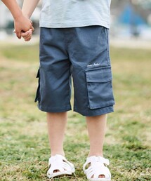 カーゴパンツ（ブルー・ネイビー/青色系・ハーフ・ひざ丈