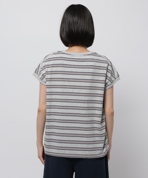 niko and...（ニコアンド）の「COLORマイスターフレンチプルオーバー（Tシャツ/カットソー・レディース・オフホワイト/レッド/ブラウン/グレー/ネイビー/アイボリー・MEDIUM/LARGE）」の15枚目の写真