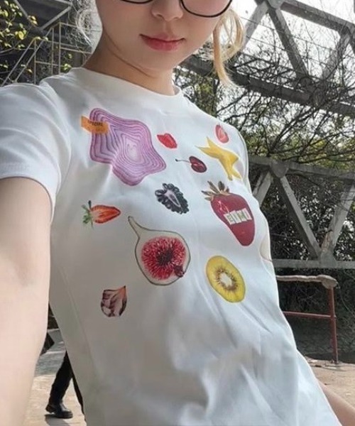 almo(アルモ)の「【LAMPOON】フルーツマルチTシャツ(Tシャツ/カットソー・レディース・ホワイト・SMALL/MEDIUM/LARGE)」の7枚目の写真