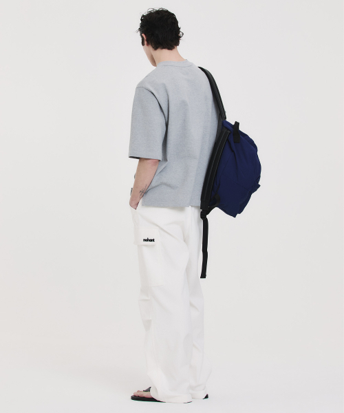 NOHANT（ノアン）の「LONELY/LOVELY STRUCTURED T-SHIRT GRAY（Tシャツ/カットソー・メンズ・ライトグレー・SMALL/MEDIUM/LARGE）」の4枚目の写真