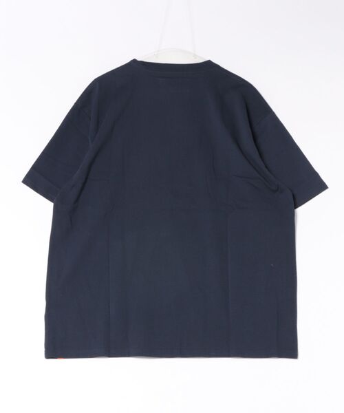 UNIVERSAL OVERALL（ユニバーサルオーバーオール）の「【72】【it】【UNIVERSAL OVERALL】UO eagle S/S TEE（Tシャツ/カットソー・メンズ・ホワイト/ネイビー/グリーン系・MEDIUM/X-LARGE/LARGE/XX-LARGE/SMALL）」の4枚目の写真