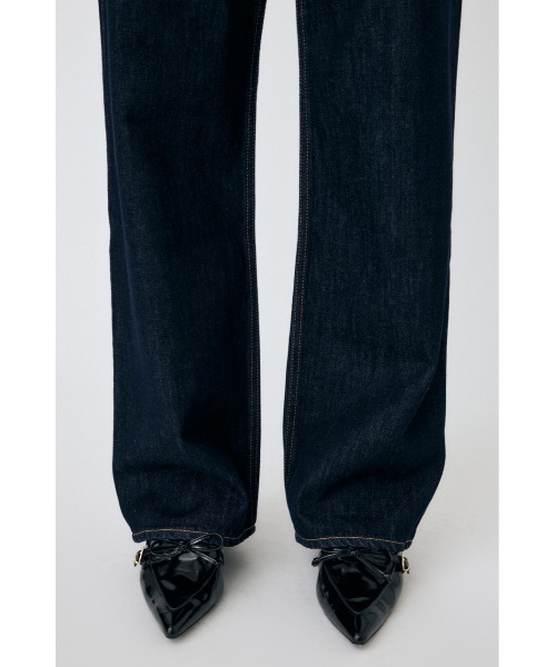 MOUSSY（マウジー）の「HIGH WAIST STRAIGHT（デニムパンツ・レディース・ライトブルー/ワンウォッシュ・23inch/24inch/25inch/26inch）」の17枚目の写真