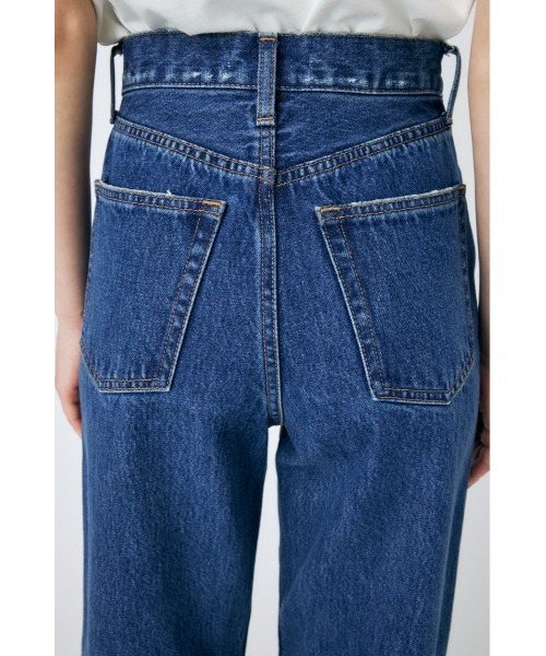 MOUSSY（マウジー）の「HIGH WAIST STRAIGHT（デニムパンツ・レディース・ライトブルー/ワンウォッシュ・23inch/24inch/25inch/26inch）」の22枚目の写真