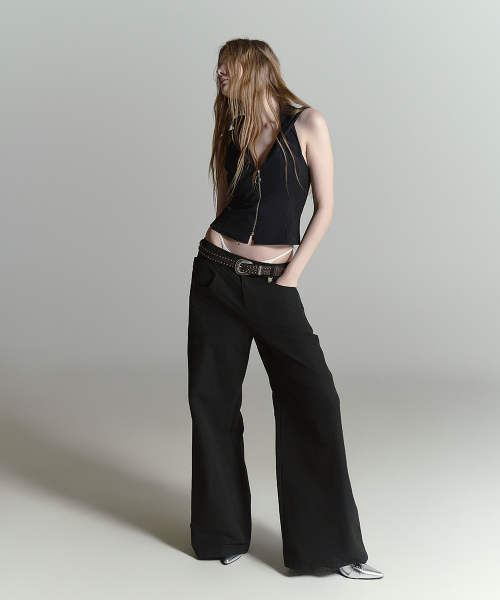 HALF DEVIL US(ハーフデビルアス)の「ホルターネックフードジップアップベスト_ブラック(ベスト・レディース・その他・SMALL/MEDIUM)」の10枚目の写真