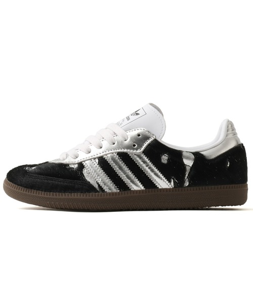 adidas(アディダス)の「adidas SAMBA OG W / アディダス サンバ OG W(スニーカー・レディース・ブラック×シルバー・23.0cm/23.5cm/24.0cm/25.0cm)」の1枚目の写真