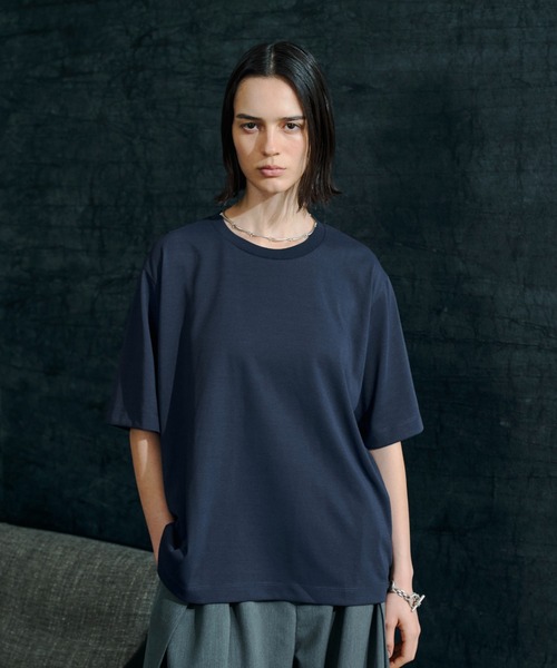 soerte(ソエルテ)の「Utility Shield Tee/ユーティリティシールドTシャツ(Tシャツ/カットソー・メンズ・アッシュグレー/ライトグリーン/ブラック/ホワイト/ネイビー/チャコールグレー・2/1/3)」の6枚目の写真