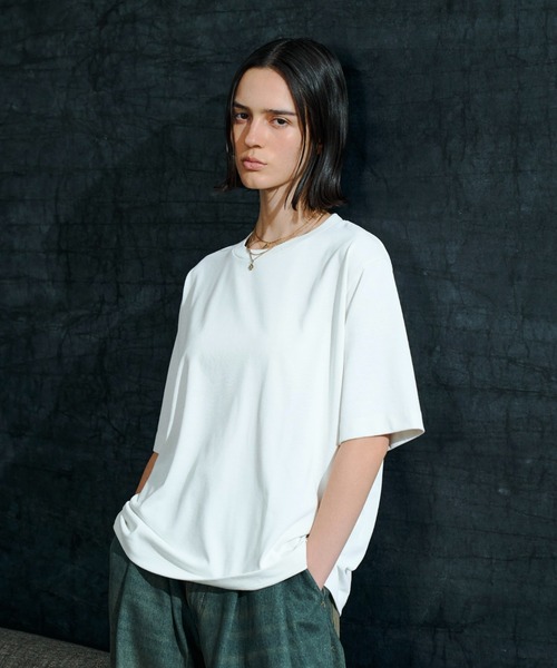 soerte(ソエルテ)の「Utility Shield Tee/ユーティリティシールドTシャツ(Tシャツ/カットソー・メンズ・アッシュグレー/ライトグリーン/ブラック/ホワイト/ネイビー/チャコールグレー・2/1/3)」の1枚目の写真