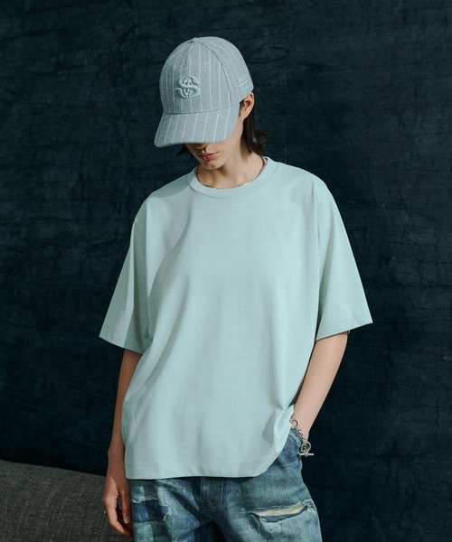 soerte(ソエルテ)の「Utility Shield Tee/ユーティリティシールドTシャツ(Tシャツ/カットソー・メンズ・アッシュグレー/ライトグリーン/ブラック/ホワイト/ネイビー/チャコールグレー・2/1/3)」の4枚目の写真