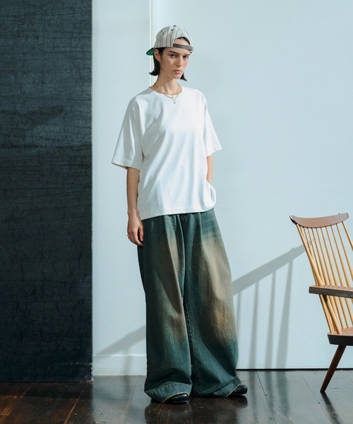 soerte(ソエルテ)の「Utility Shield Tee/ユーティリティシールドTシャツ(Tシャツ/カットソー・メンズ・アッシュグレー/ライトグリーン/ブラック/ホワイト/ネイビー/チャコールグレー・2/1/3)」の13枚目の写真