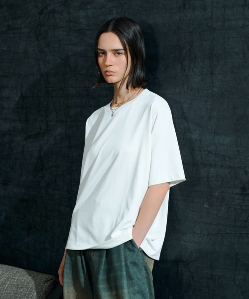 soerte(ソエルテ)の「Utility Shield Tee/ユーティリティシールドTシャツ(Tシャツ/カットソー・メンズ・アッシュグレー/ライトグリーン/ブラック/ホワイト/ネイビー/チャコールグレー・2/1/3)」の8枚目の写真