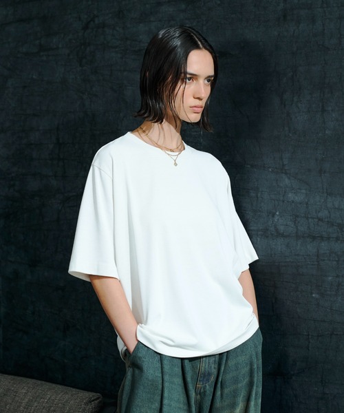 soerte(ソエルテ)の「Utility Shield Tee/ユーティリティシールドTシャツ(Tシャツ/カットソー・メンズ・アッシュグレー/ライトグリーン/ブラック/ホワイト/ネイビー/チャコールグレー・2/1/3)」の9枚目の写真