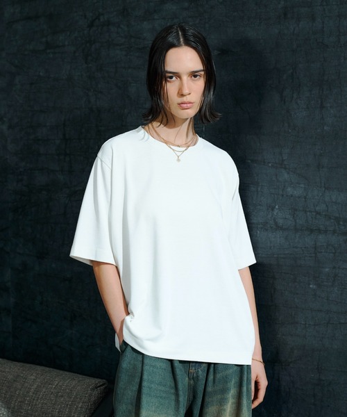 soerte(ソエルテ)の「Utility Shield Tee/ユーティリティシールドTシャツ(Tシャツ/カットソー・メンズ・アッシュグレー/ライトグリーン/ブラック/ホワイト/ネイビー/チャコールグレー・2/1/3)」の10枚目の写真