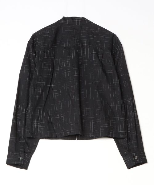 FORSOMEONE(フォーサムワン)の「FORSOMEONE KASURI ZIP SHIRT(ブルゾン・メンズ・ブラック・46/48/50)」の3枚目の写真