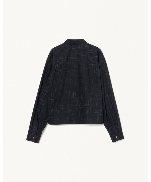 FORSOMEONE(フォーサムワン)の「FORSOMEONE KASURI ZIP SHIRT(ブルゾン・メンズ・ブラック・46/48/50)」の11枚目の写真