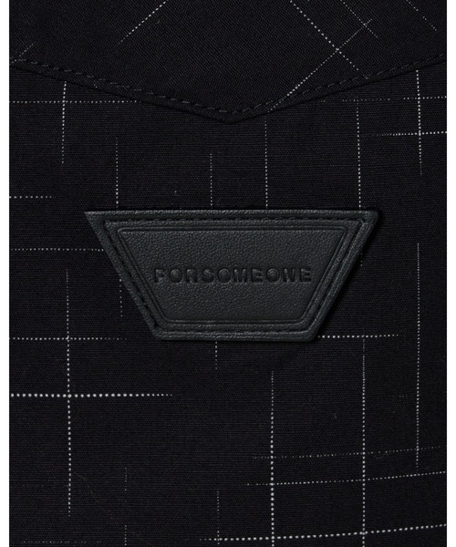 FORSOMEONE(フォーサムワン)の「FORSOMEONE KASURI ZIP SHIRT(ブルゾン・メンズ・ブラック・46/48/50)」の7枚目の写真