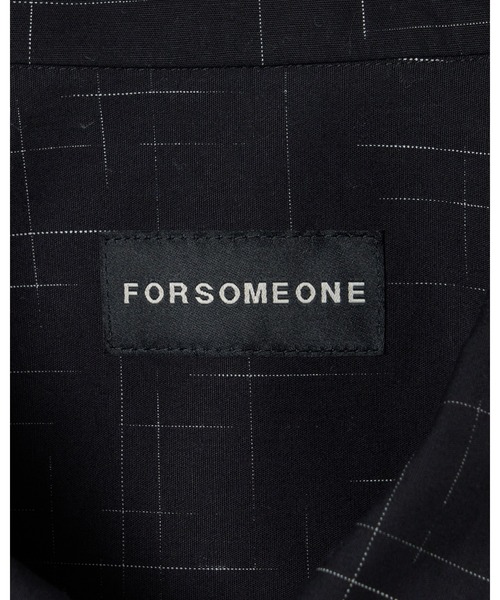 FORSOMEONE(フォーサムワン)の「FORSOMEONE KASURI ZIP SHIRT(ブルゾン・メンズ・ブラック・46/48/50)」の6枚目の写真