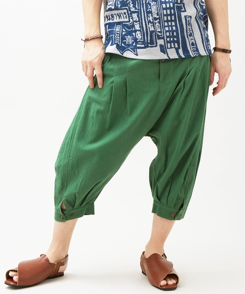 チャイハネ(チャイハネ)の「【チャイハネ】パジャールMEN'Sサルエルパンツ(その他パンツ・メンズ・ブラック/グリーン/ベージュ・FREE)」の3枚目の写真