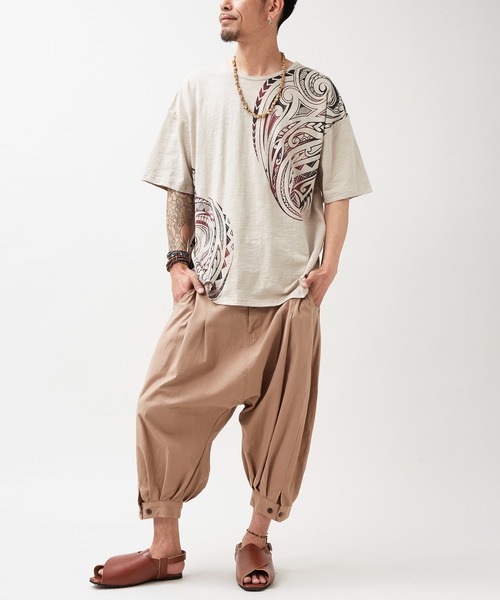 チャイハネ(チャイハネ)の「【チャイハネ】パジャールMEN'Sサルエルパンツ(その他パンツ・メンズ・ブラック/グリーン/ベージュ・FREE)」の6枚目の写真