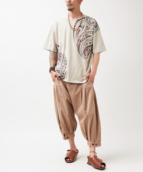 チャイハネ(チャイハネ)の「【チャイハネ】パジャールMEN'Sサルエルパンツ(その他パンツ・メンズ・ブラック/グリーン/ベージュ・FREE)」の7枚目の写真