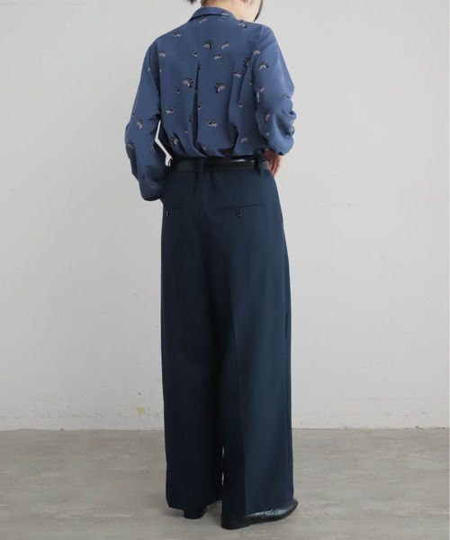 Blanc Bleu Minuit(ブランブルーミニュイ)の「アソートチェック 深タックパンツ(その他パンツ・レディース・ネイビー/チャコールグレー・FREE)」の10枚目の写真