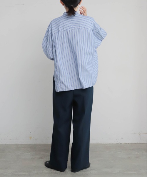 Blanc Bleu Minuit(ブランブルーミニュイ)の「アソートチェック 深タックパンツ(その他パンツ・レディース・ネイビー/チャコールグレー・FREE)」の12枚目の写真