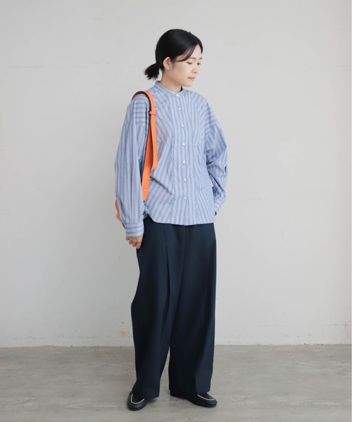 Blanc Bleu Minuit(ブランブルーミニュイ)の「アソートチェック 深タックパンツ(その他パンツ・レディース・ネイビー/チャコールグレー・FREE)」の14枚目の写真
