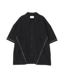 Chica | chica/チカ/カルゼラダーステッチ s/s オープンシャツ(シャツ/ブラウス)
