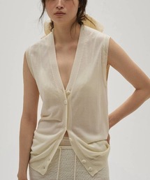 TODAYFUL（トゥデイフル）の「Tencelsilk Knit Vest 12610517（その他アウター）」