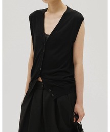 FIGURE（フィギュア）の「Tencelsilk Knit Vest 12610517（その他アウター）」