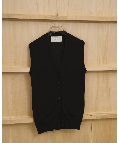 TODAYFUL(トゥデイフル)の「Tencelsilk Knit Vest 12610517(その他アウター・メンズ・ブラウン/オフホワイト/ブラック・FREE)」の10枚目の写真